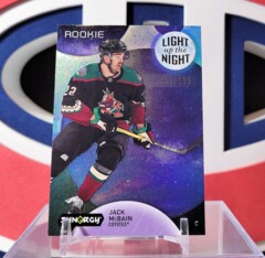 Jack Mc Bain Rookie 2022-23 - Light Up The Light Blue Synergy Upper Deck /399